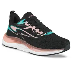 CROYDON - Tenis Running Broxu Negro para Mujer