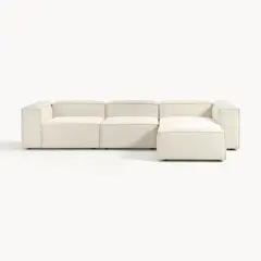 GENERICO - SALA MODULAR MARRUECOS COLOR CREMA EN TELA ANTIFLUIDOS Y PET FRIENDLY