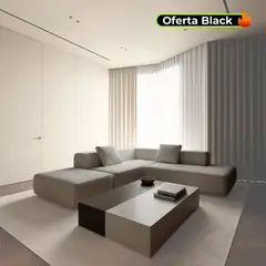 GENERICO - SALA MODULAR DE LUJO PARIS COLOR CREMA ANTIFLUIDOS