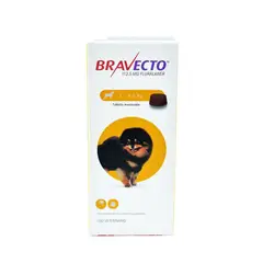BRAVECTO - Tableta Masticable Perros 2 a 4.5 kg – 112.5 mg