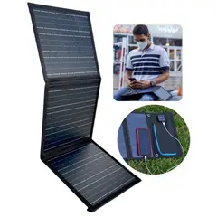 GENERICO - Cargador Panel Solar 30w Puerto Carg Rápida 18w