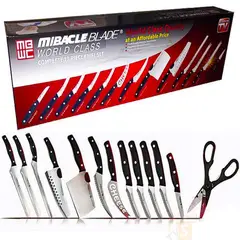 ONE PIXEL - Set De Cuchillos Profesional 13 Piezas Acero Inoxidable Practicos