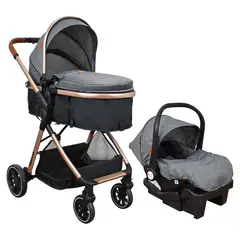 PRIORI - Coche Bebe Travel system Ventura Gris Oscuro