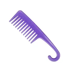 GENERICO - Peine Peinilla Desenredante Pelo Cabello Diente Ancho Baño