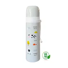 MUNDO BEBE - Termo Acero Inoxidable Para Bebe De 450 Ml Gris