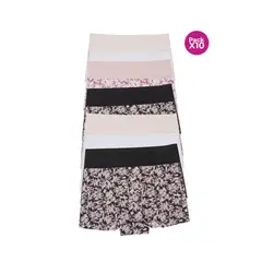 LILI PINK - Bóxer microfibra corte láser paquete x10