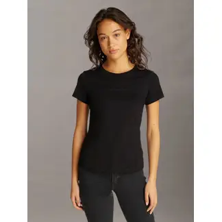 CALVIN KLEIN - Camiseta negra slim con logo