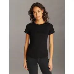 CALVIN KLEIN - Camiseta negra slim con logo
