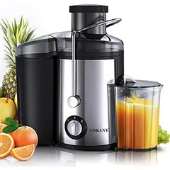 SOKANY - Extractor de jugo de acero inoxidable original