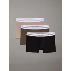 CALVIN KLEIN - Pack Multicolor de 3 Boxer Trunk Modern Cotton