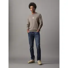 CALVIN KLEIN - Jeans azul slim de talle medio