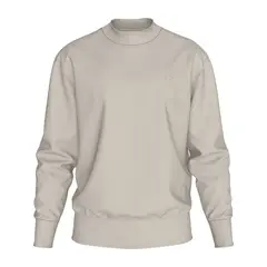CALVIN KLEIN - Saco blanco de cuello redondo en tejido interlock suave