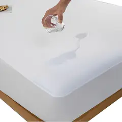 GENERICO - Protector De Colchón Antifluidos Y Antiácaros