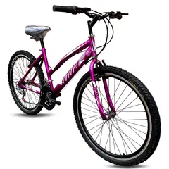 ATILA - Bicicleta Para Dama 26 Rines en Aluminio Fucsia