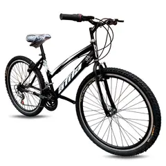 ATILA - Bicicleta Para Dama 26 Rines en Aluminio Negro