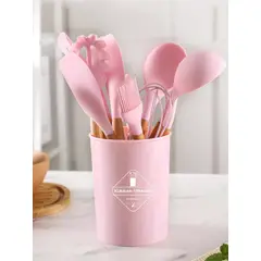 GENERICO - Juego de Utensilios de Cocina de Silicona x12 Piezas