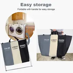 GENERICO - Cesto para ropa sucia x3