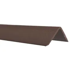 GENERICO - ESQUINERO PLÁSTICO PVC PARA PARED - COLOR CAFÉ - UAP PERFILES - 10 UNIDADES POR PACK