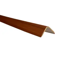 GENERICO - ESQUINERO PLÁSTICO PVC PARA PARED - COLOR CAOBA - UAP PERFILES - 10 UNIDADES POR PACK