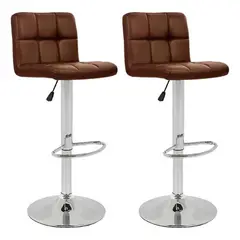 DIMATEX LEON - Set X2 Silla Bar Butaco Giratoria Barra Cocina Refdenver DenverCafé