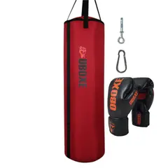 GENERICO - Saco De Boxeo Extra Grande Tula Profesional Mma 150X 34 + Par Guantes Pro