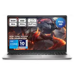 DELL - Portátil Intel Core I5 1334u Ram 16gb Ssd 512gb 15,6 Pul Computador Portátil
