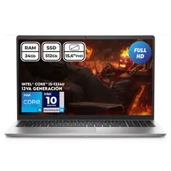 DELL - Portátil Intel Core I5 1334u Ram 24gb Ssd 512gb 15,6 Pul Computador Portátil