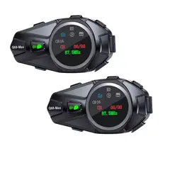 GENERAL - INTERCOMUNICADOR X2 DUO BLUETOOTH Q68MAX COMPARTE TU MÚSICA