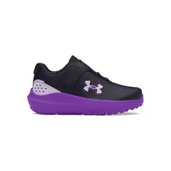 UNDER ARMOUR - Tenis Niña UA GINF SURGE 4 AC Negro