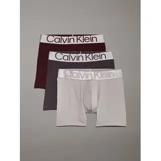 CALVIN KLEIN - Pack multicolor de 3 boxers brief - Steel Cotton
