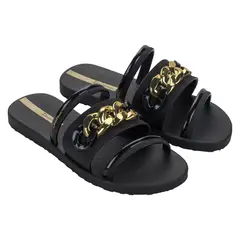 IPANEMA - SANDALIAS NEGRO MUJER METAL GLAM SLIDE 27353-BN319