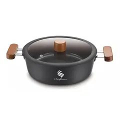 GENERICO - Juego De Ollas Ceramica Granito Antiadherente Schaffhausen 9 Piezas