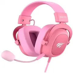 HAVIT - Diadema Gamer H2002d Rosado 35mm