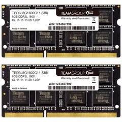 TEAM GROUP - Kit Memoria Ram Laptop Ddr3 16gb 1600mhz Teamgroup Elite