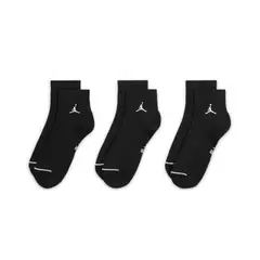 NIKE - Medias Jordan Everyday Cush Ankle 3Pr - Hombre-Negro