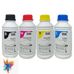 PREMIUM - MEDIO LITRO DE TINTA UNIVERSAL KIT X 4 COLORES BK,C,Y,M