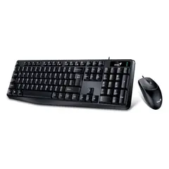 GENIUS - COMBO TECLADO Y MOUSE KM-170 ALAMBRICO NEGRO