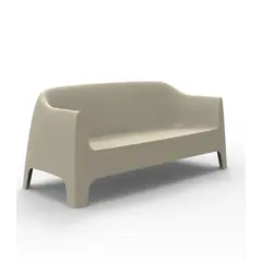 VONDOM - SOFA SOLID ECRU EN POLIPROPILENO