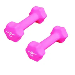 SPORTFITNESS - Par De Pesas Mancuernas Neopreno 3 Lb Ejercicio En Casa o Gimnasio
