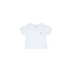 TENNIS - Camiseta blanca con bordado decorativo para niña