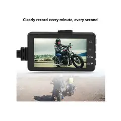 GENERICO - Cámara De Moto Dual Dvr 3inch Full Hd Impermeable Sport Lcd