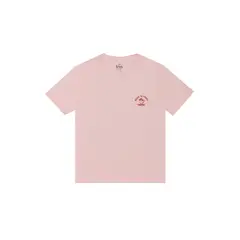 TENNIS - Camiseta rosada con estampado en frente y espalda para niño