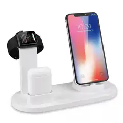 GENERICO - Base De Carga Inalámbrica Multi 6 En 1 Para iPhone Y Android