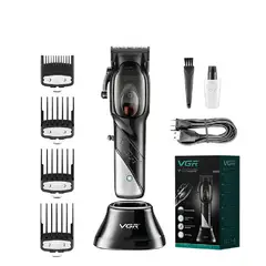 VGR - Maquina Para Cortar Cabello Original V-002 Motor Magnético