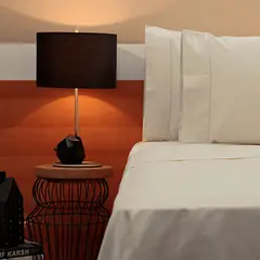 LILE - Juego de Sábanas Algodón Beige 400 hilos