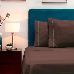 LILE - Juego de Sábanas Premium Azul Rey