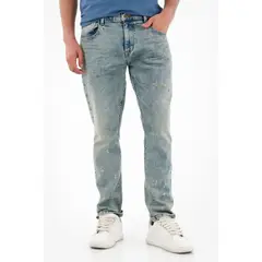 TENNIS - Jean Nudy tono claro froster azul para hombre