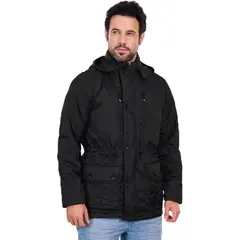 GENERICO - Chaqueta Hombre Abrigo Ligero Impermeable Acolchada Semi Gabán Ovejera