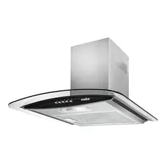 MABE - Campana De Pared 60 Cm Vidrio Curvo Acero Inoxidable