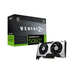 MSI - Tarjeta Gráfica GeForce RTX 5060 Ti Ventus 2X OC Plus 8GB GDDR7